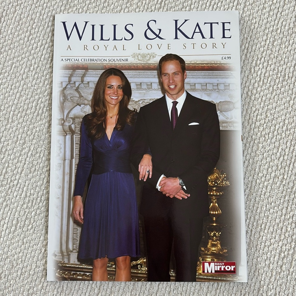 Daily mirror magazine edition wills & kate a royal love story celebrate souvenir
